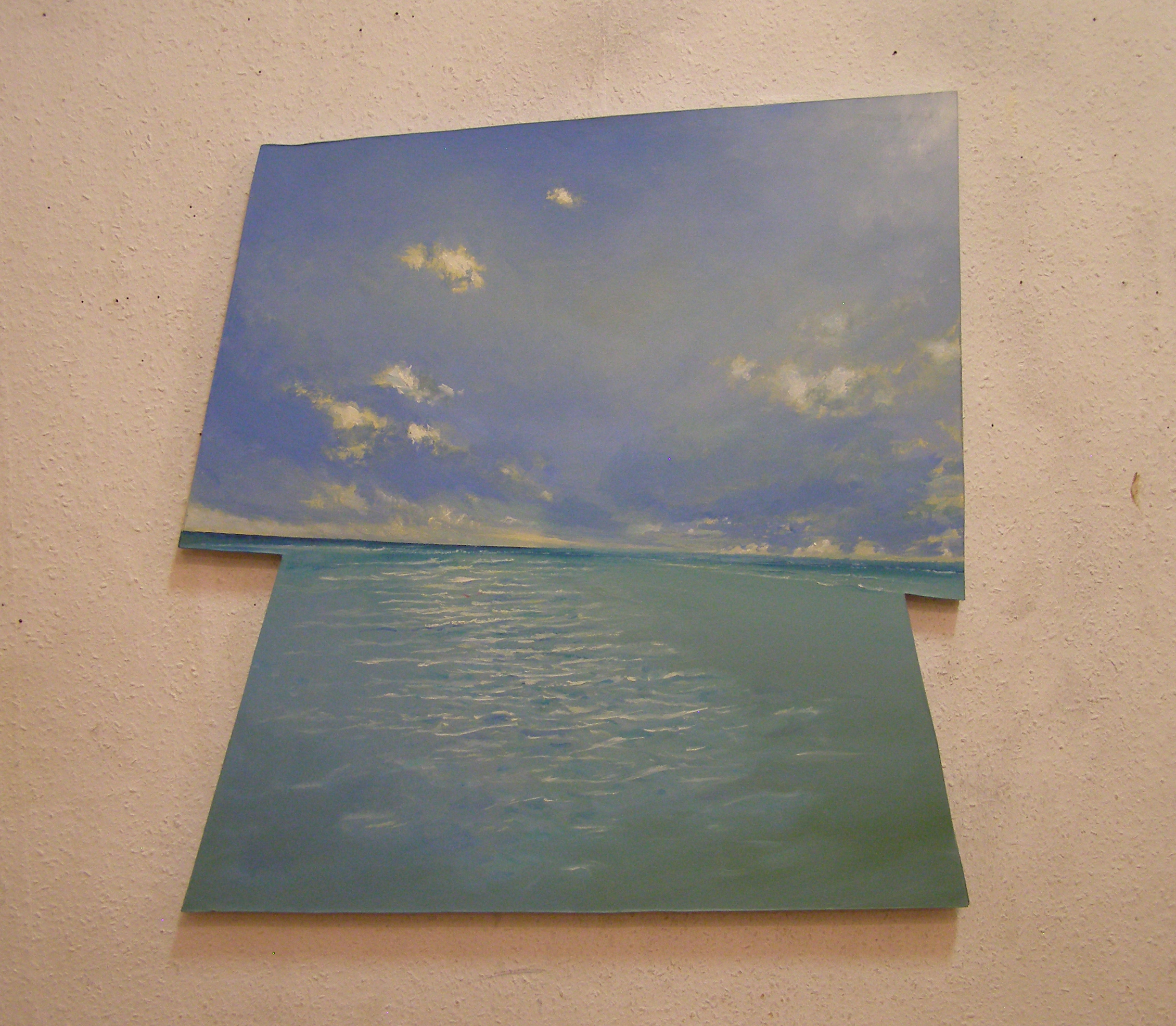 Title 4 | Oil on cartboard