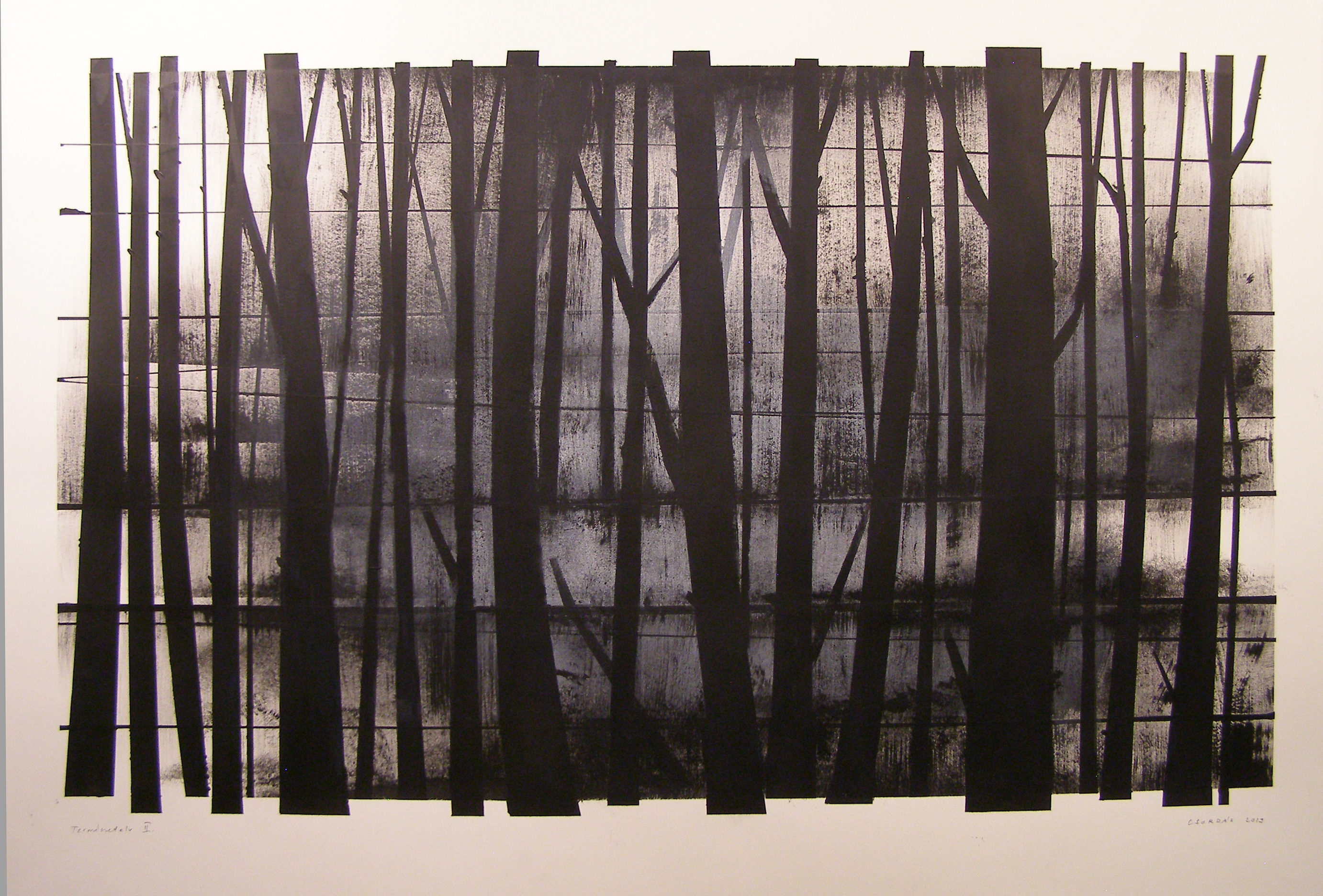 Title 4 | Oil on cartboard