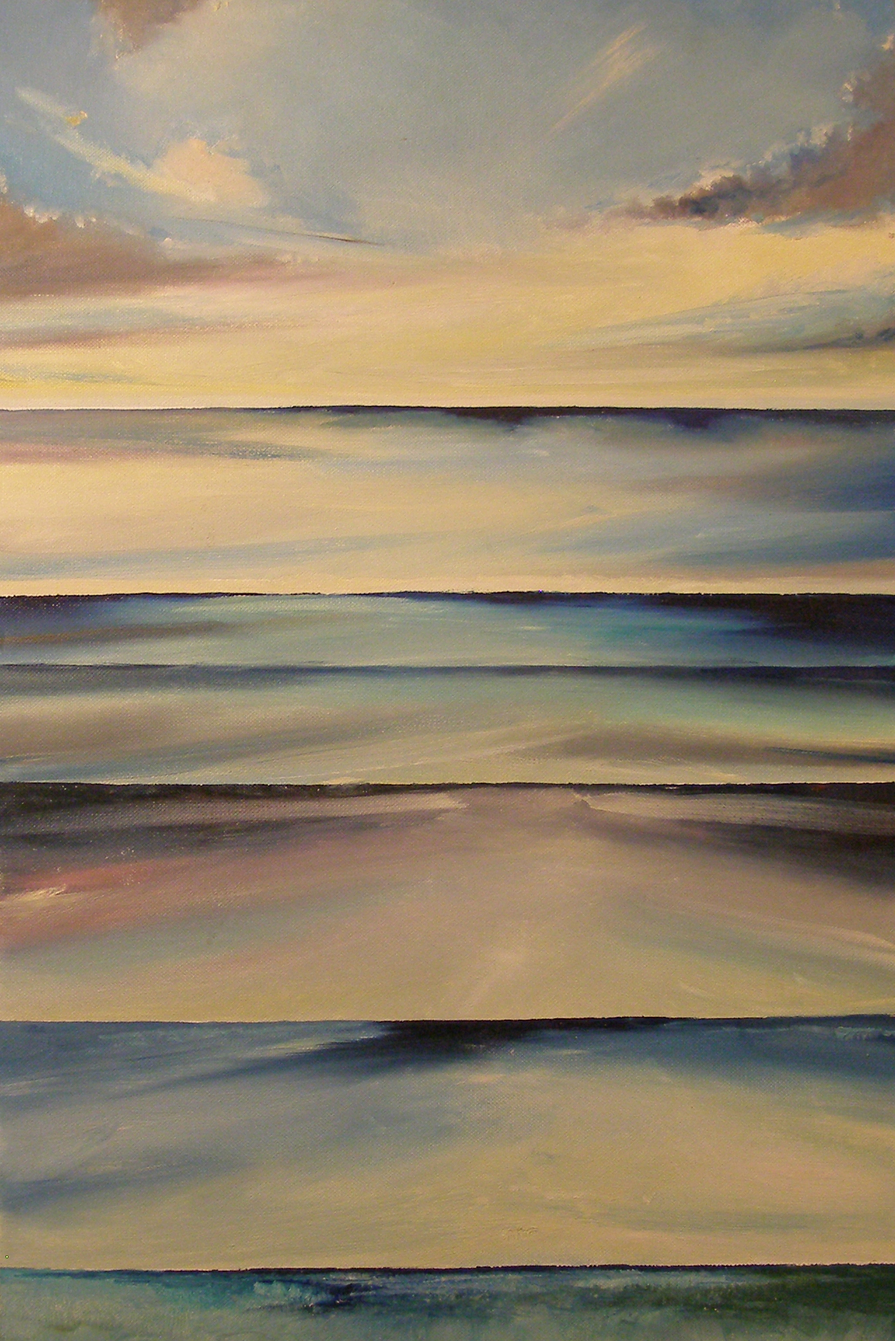 Title 7 | Oil on cartboard