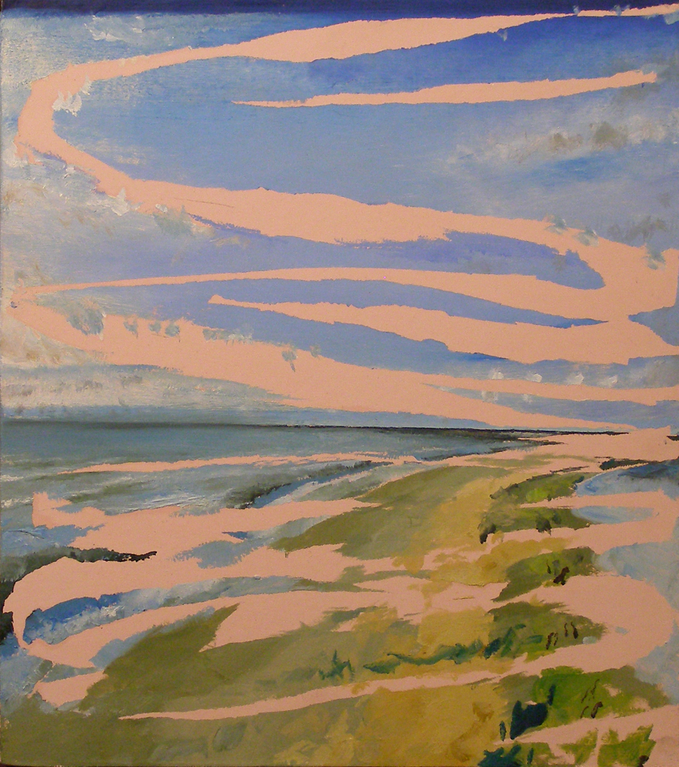 Title 7 | Oil on cartboard