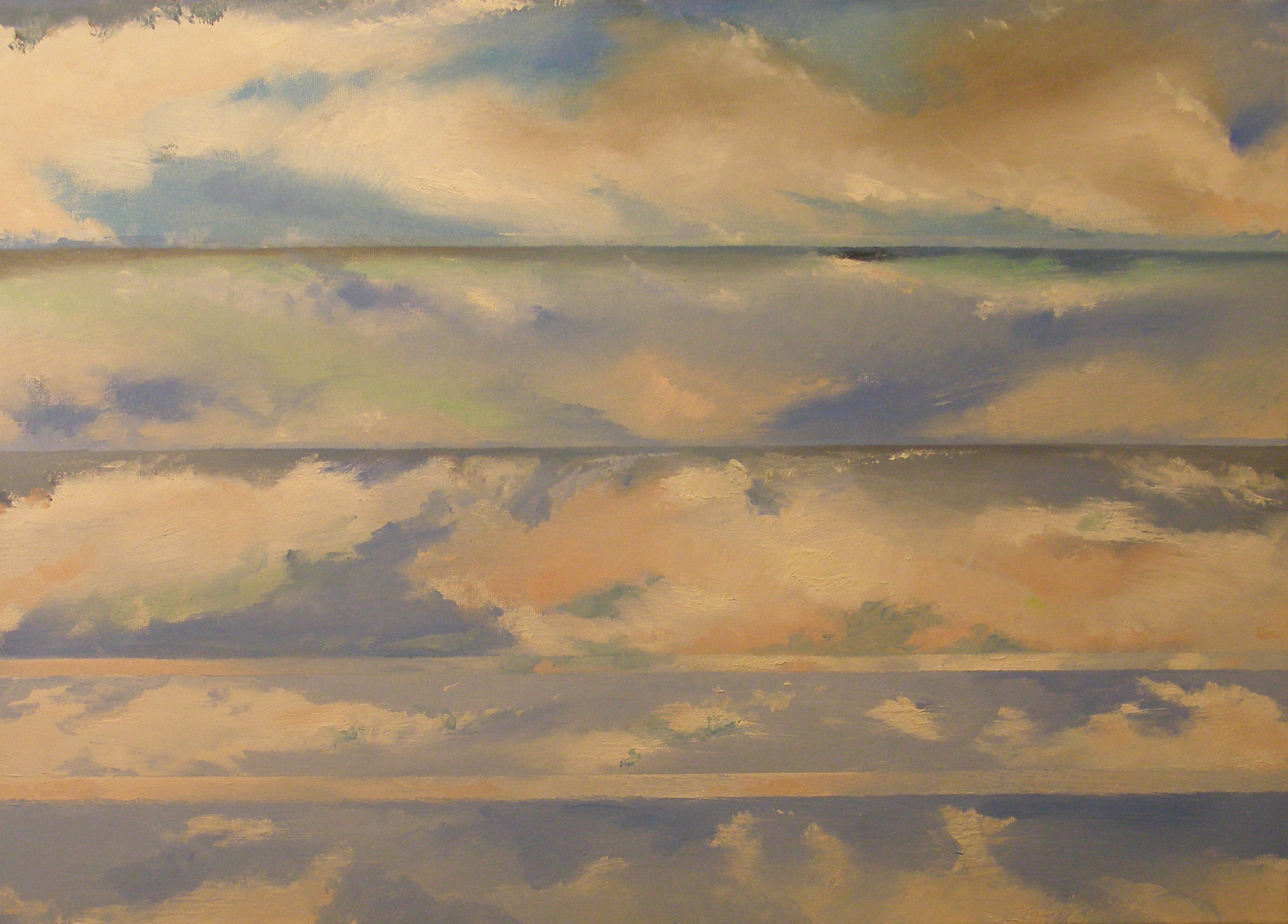 Title 4 | Oil on cartboard