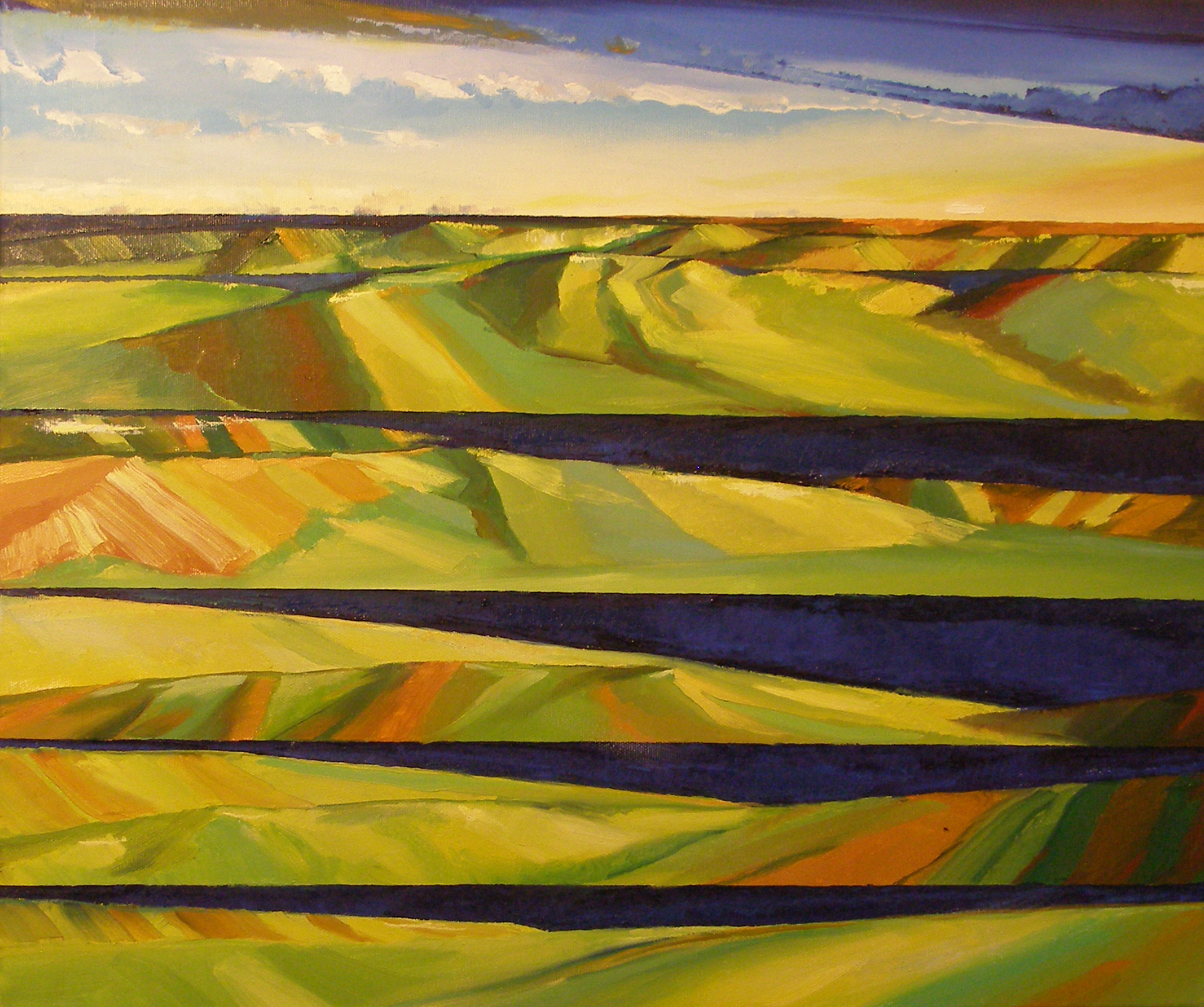 Title 8 | Oil on cartboard